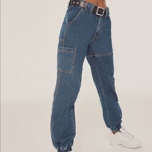 BDG Urban Outfitters denim cargo jogger jean